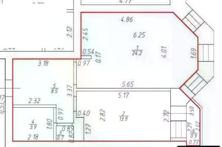Продается 1-комн. квартира, 52 м²