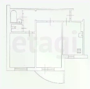 Продается 2-комн. квартира, 54,1 м²