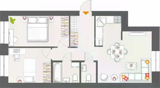 Продается 3-комн. квартира, 60,7 м²