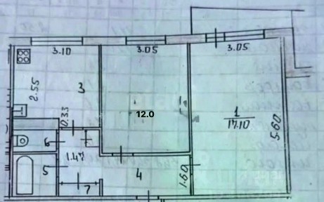 Продается 2-комн. квартира, 50,2 м²