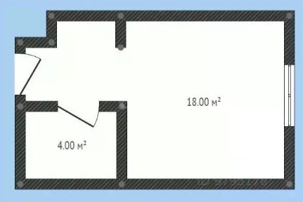 Продается студия, 18 м²