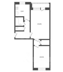 Продается 2-комн. квартира, 46 м²