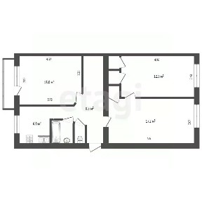 Продается 3-комн. квартира, 61,4 м²