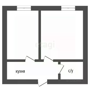 Продается 2-комн. квартира, 21,9 м²