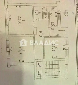 Продается 4-комн. квартира, 85 м²