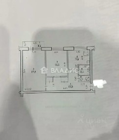 Продается 2-комн. квартира, 50,8 м²