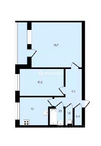 Продается 2-комн. квартира, 46,6 м²