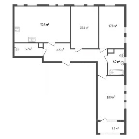 Продается 3-комн. квартира, 114 м²