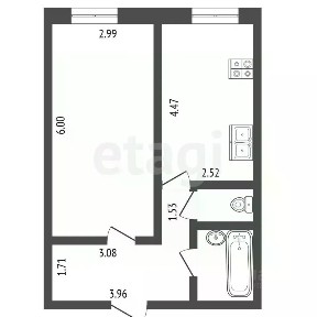Продается 1-комн. квартира, 32,6 м²