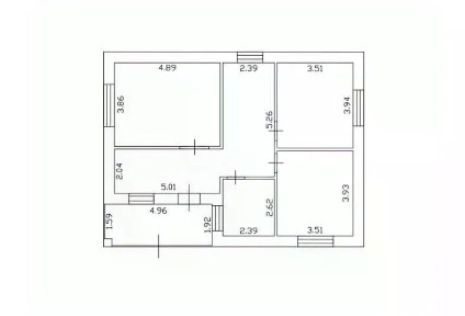 Продается 1-этажный дом, 78,3 м²