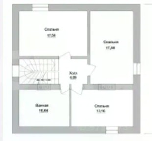 Продается 2-этажный дом, 40 м²