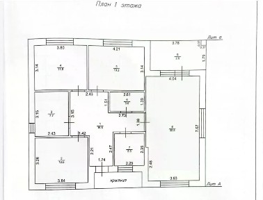 Продается 1-этажный дом, 116,4 м²