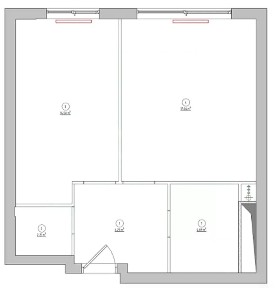 Продается 2-этажный дом, 45 м²
