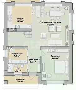 Продается 2-этажный дом, 170,7 м²