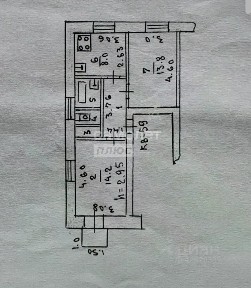 Продается 2-комн. квартира, 46,9 м²