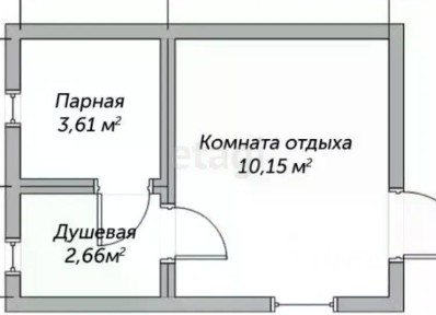 Продается 1-этажный дом, 49 м²