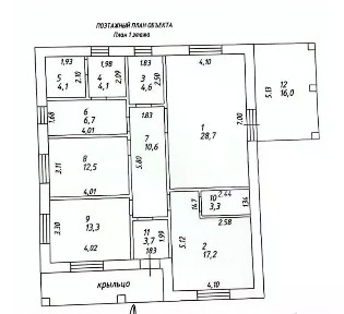 Продается 1-этажный дом, 131,6 м²