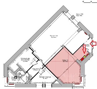 Сдается торговая площадь, 29,7 м²