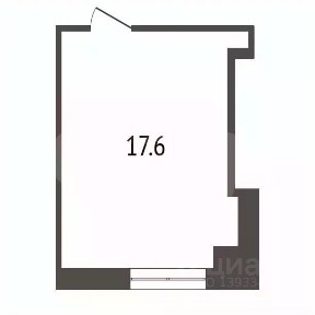 Продается офис, 17,6 м²