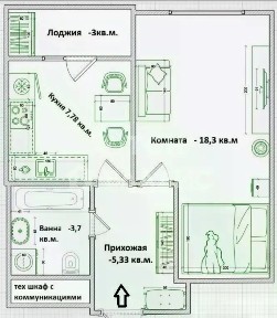 Московская область, Мытищи городской округ, Бородино деревня, ул. Малая Бородинская, 1к2