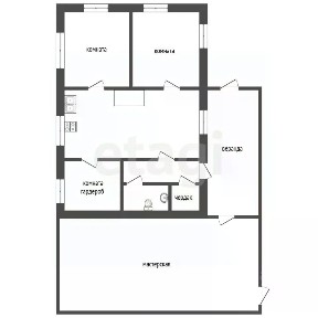 Продается 1-этажный дом, 42,7 м²