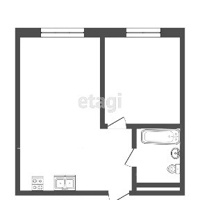 Продается 1-комн. квартира, 40,5 м²