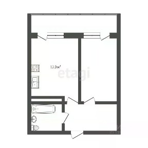 Продается 1-комн. квартира, 35,1 м²