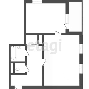 Продается 1-комн. квартира, 49,4 м²