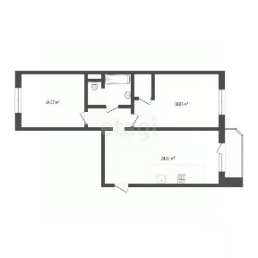 Продается 2-комн. квартира, 67,4 м²