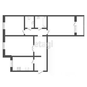 Продается 3-комн. квартира, 66 м²