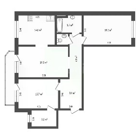 Продается 3-комн. квартира, 103 м²