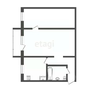 Продается 2-комн. квартира, 44,9 м²