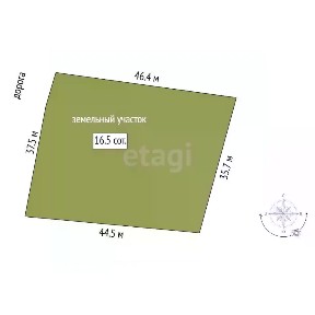 Продается участок, 16,5 сот.