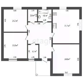 Продается 1-этажный дом, 85 м²