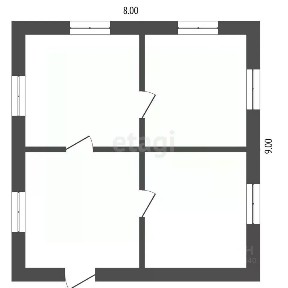 Продается 1-этажный дом, 65,2 м²