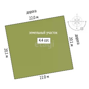 Продается 1-этажный дом, 102,7 м²