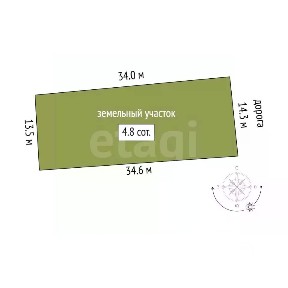 Продается участок, 4,77 сот.