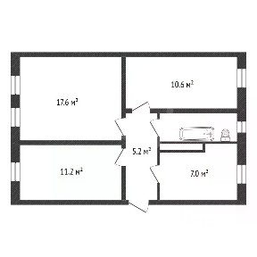 Продается 3-комн. квартира, 55,5 м²