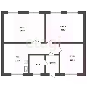 Продается 1-этажный дом, 96,7 м²