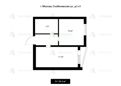Москва, ЮЗАО, р-н Южное Бутово, Скобелевская ул., 1к1
