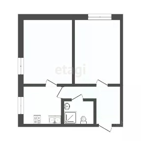 Продается 2-комн. квартира, 34,4 м²