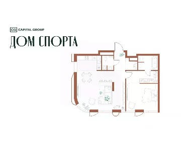 Продается 2-комн. квартира, 73,76 м²
