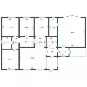 Продается 1-этажный дом, 160 м²