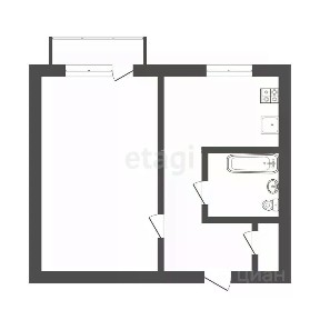 Продается 1-комн. квартира, 29,5 м²