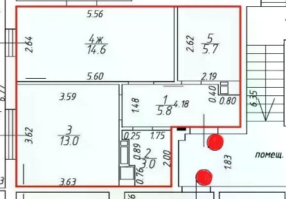 Продается 1-комн. квартира, 48,9 м²