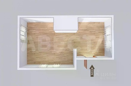 Продается 1-этажный дом, 19,8 м²