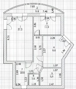 Продается 2-комн. квартира, 59 м²