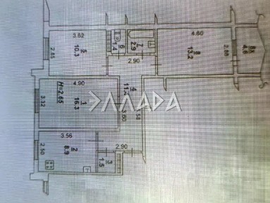 Продается 3-комн. квартира, 68 м²