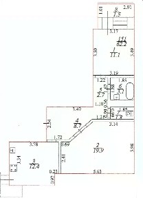 Продается 2-комн. квартира, 59,7 м²