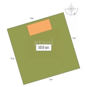 Продается 1-этажный дом, 36 м²
